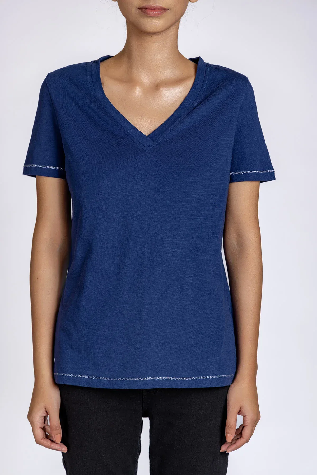 SOLID T-SHIRT FOR WOMEN