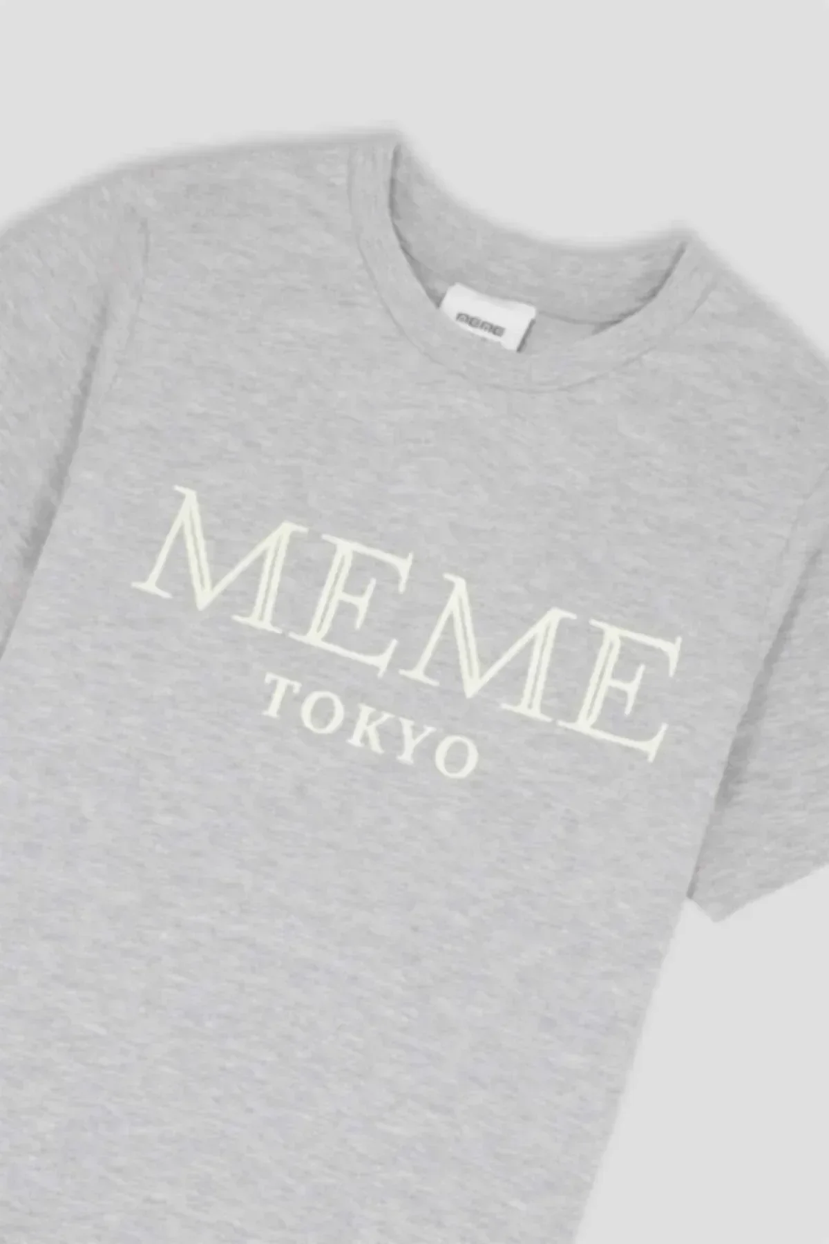PRINTED T-SHIRT FOR WOMEN - GREY MELANGE - Image 2