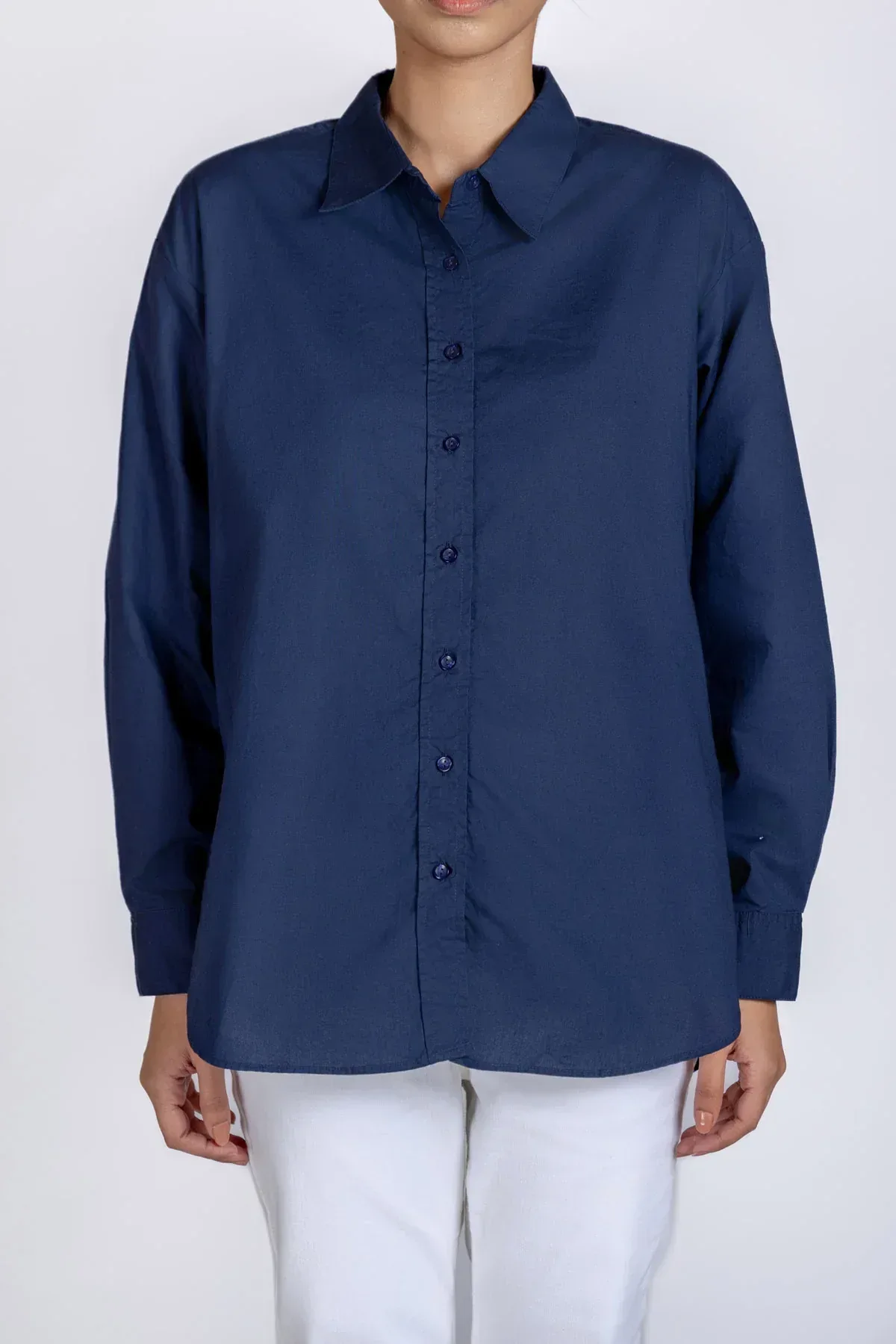 SOLID SHIRT FOR WOMEN