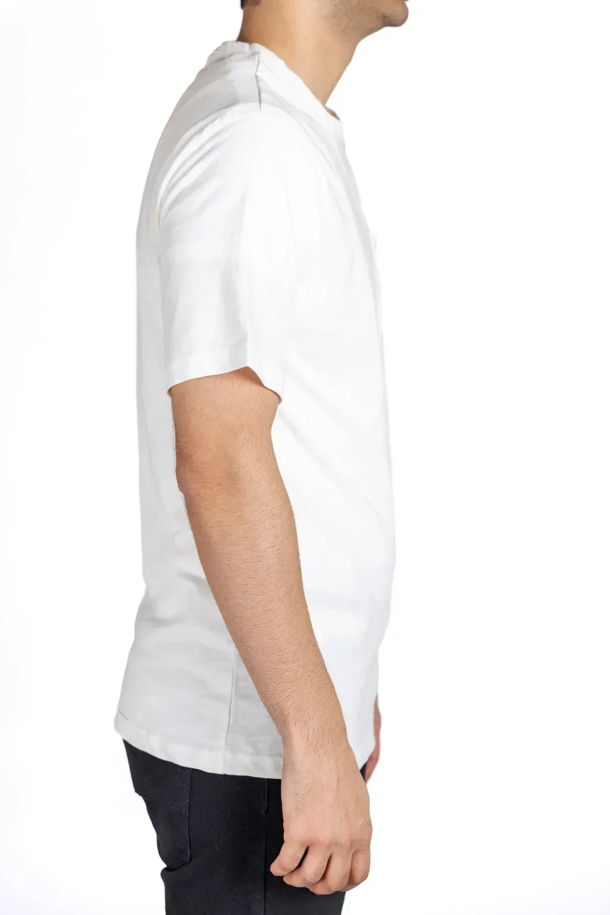 CREW NECK SOLID T-SHIRT FOR MEN - Image 3