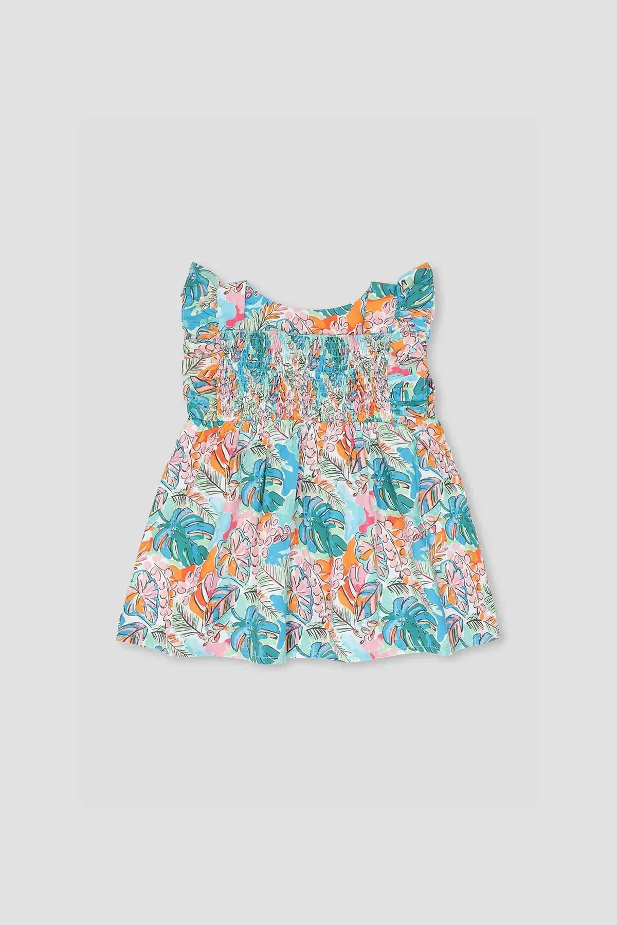 ALL-OVER PRINT DRESS FOR GIRLS - Image 4