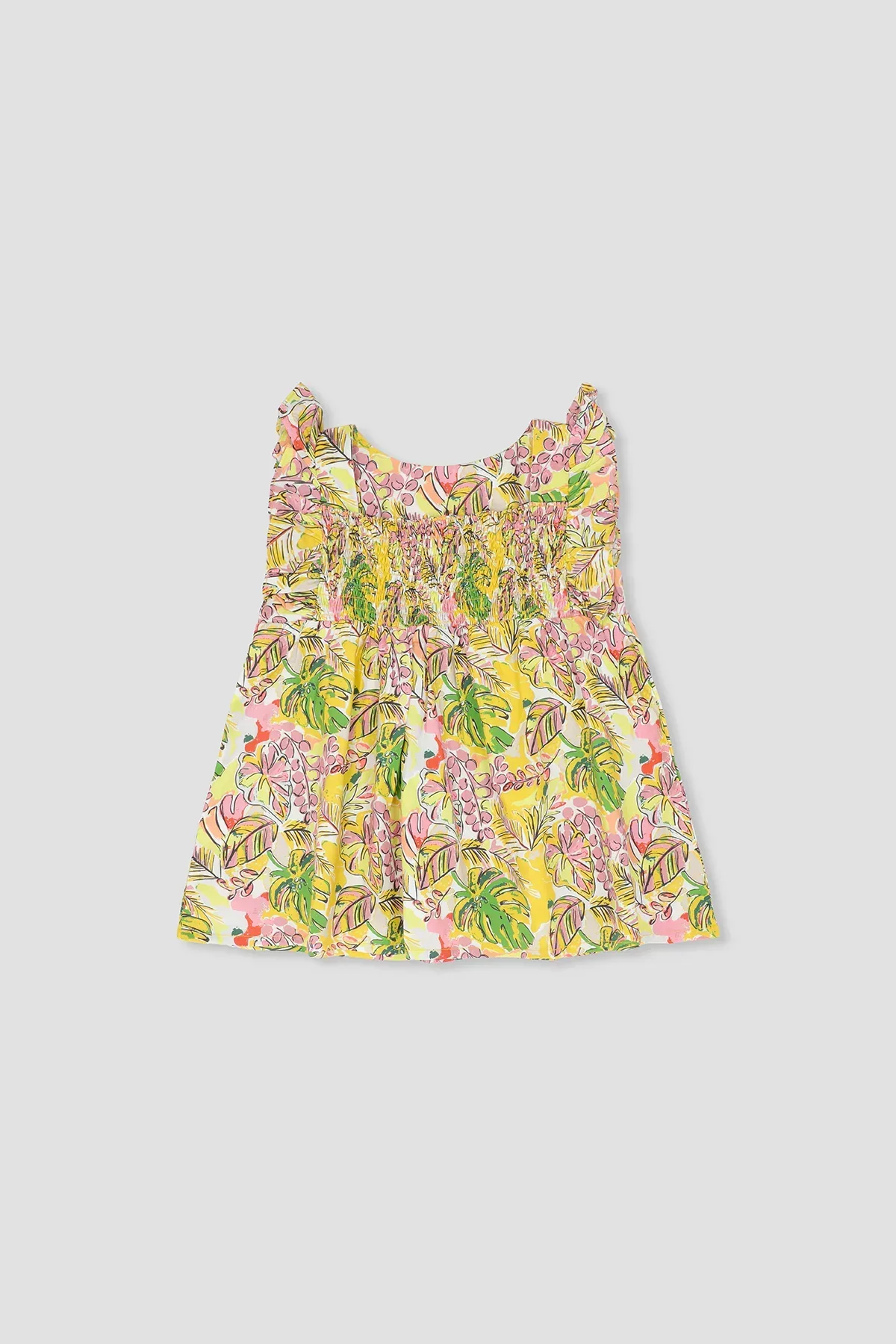 ALL-OVER PRINT DRESS FOR GIRLS - Image 3