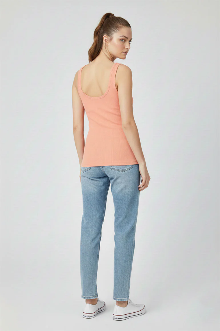 RIBBED TANK TOP FOR WOMEN - Image 3