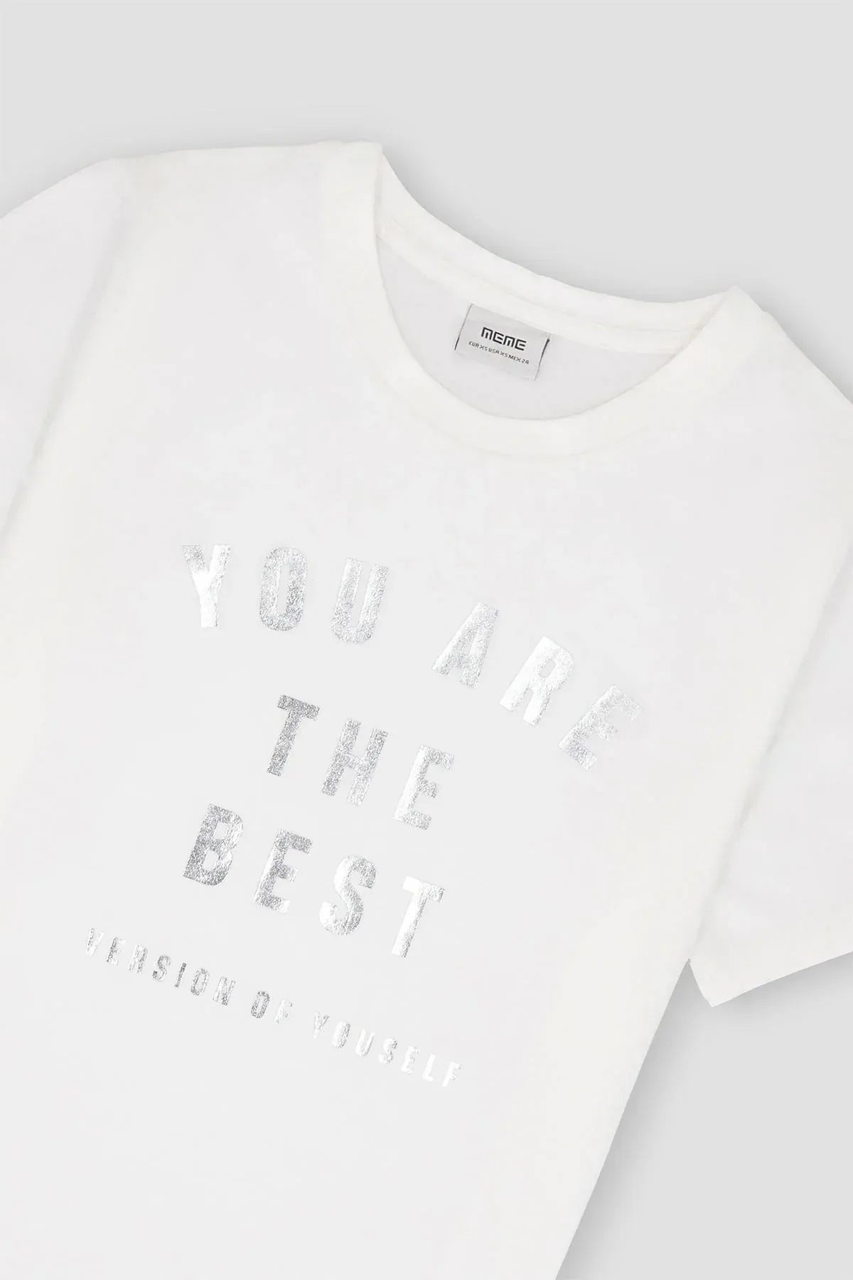 PRINTED T-SHIRT FOR WOMEN - ECRU - Image 2
