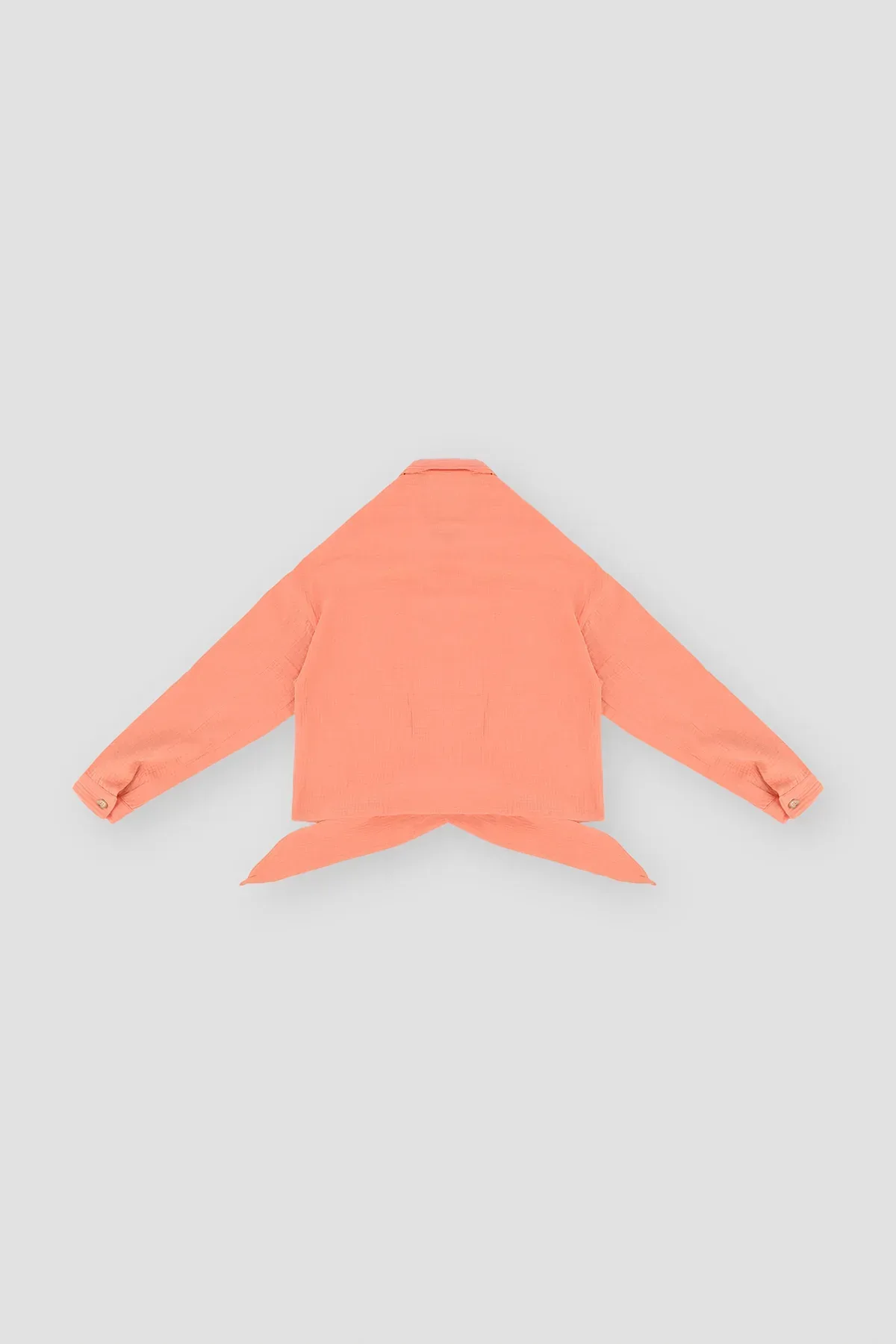 SOLID SHIRT WITH KNOT FOR WOMEN - Image 5