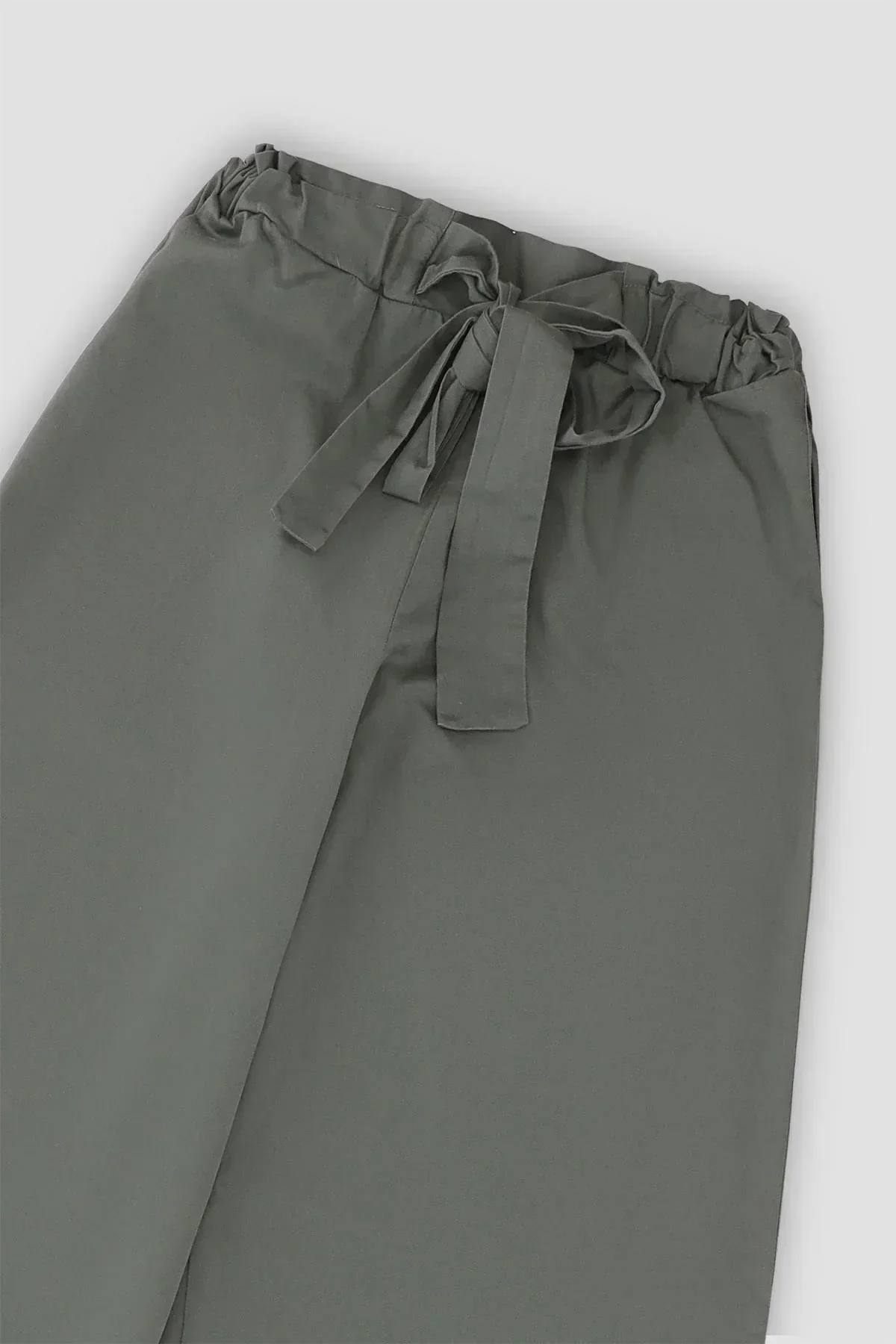 WIDE LEG TROUSER FOR WOMEN - KHAKI - Image 2