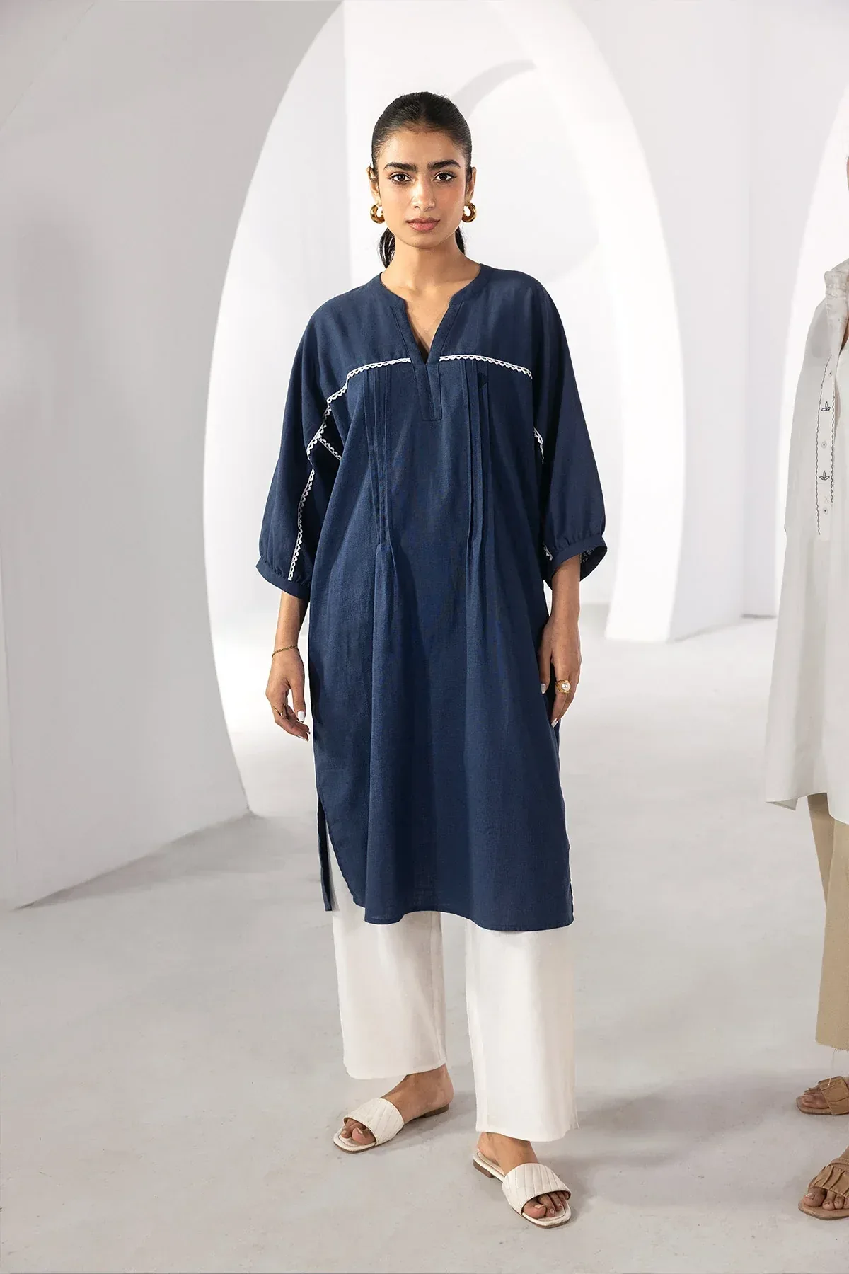 PLEATED DRESS FOR WOMEN