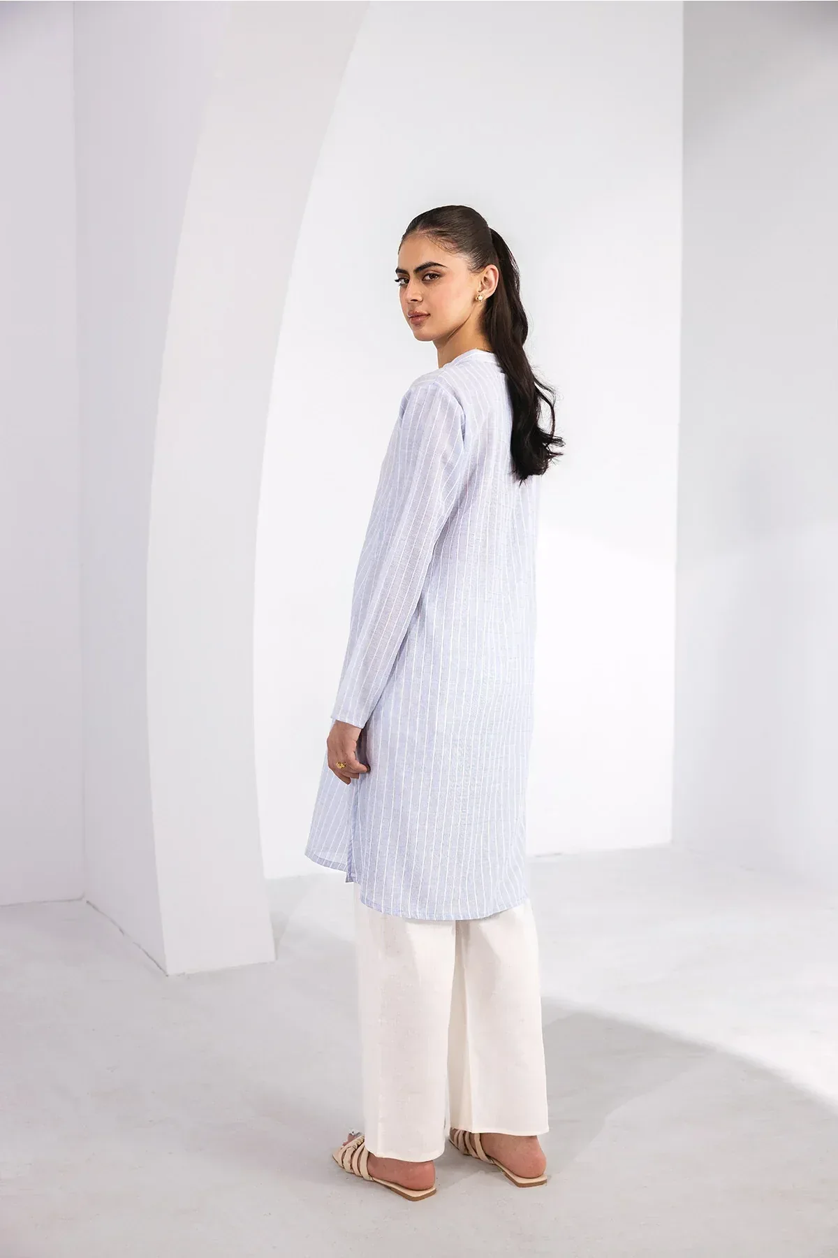 STRIPED DRESS FOR WOMEN - Image 3