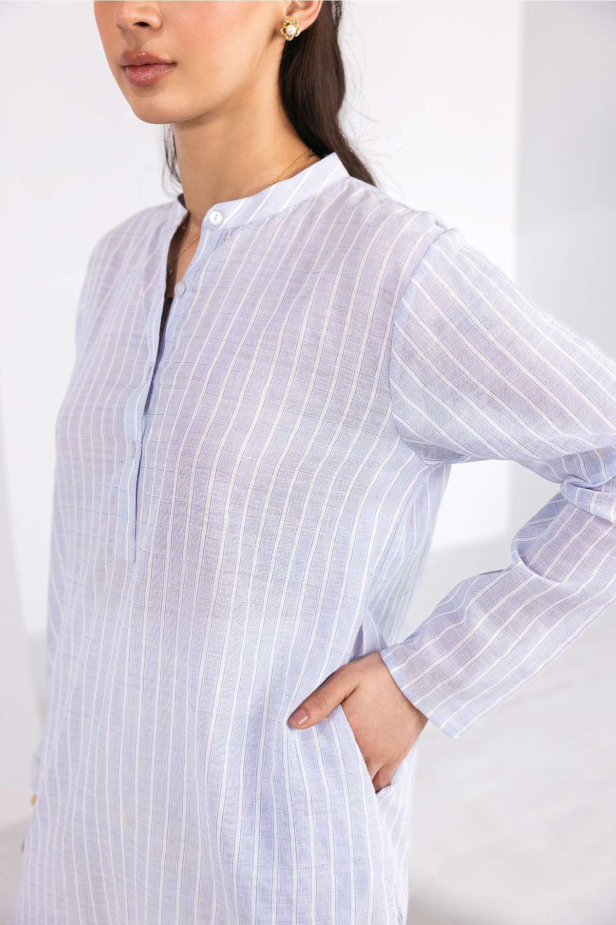 STRIPED DRESS FOR WOMEN - Image 4