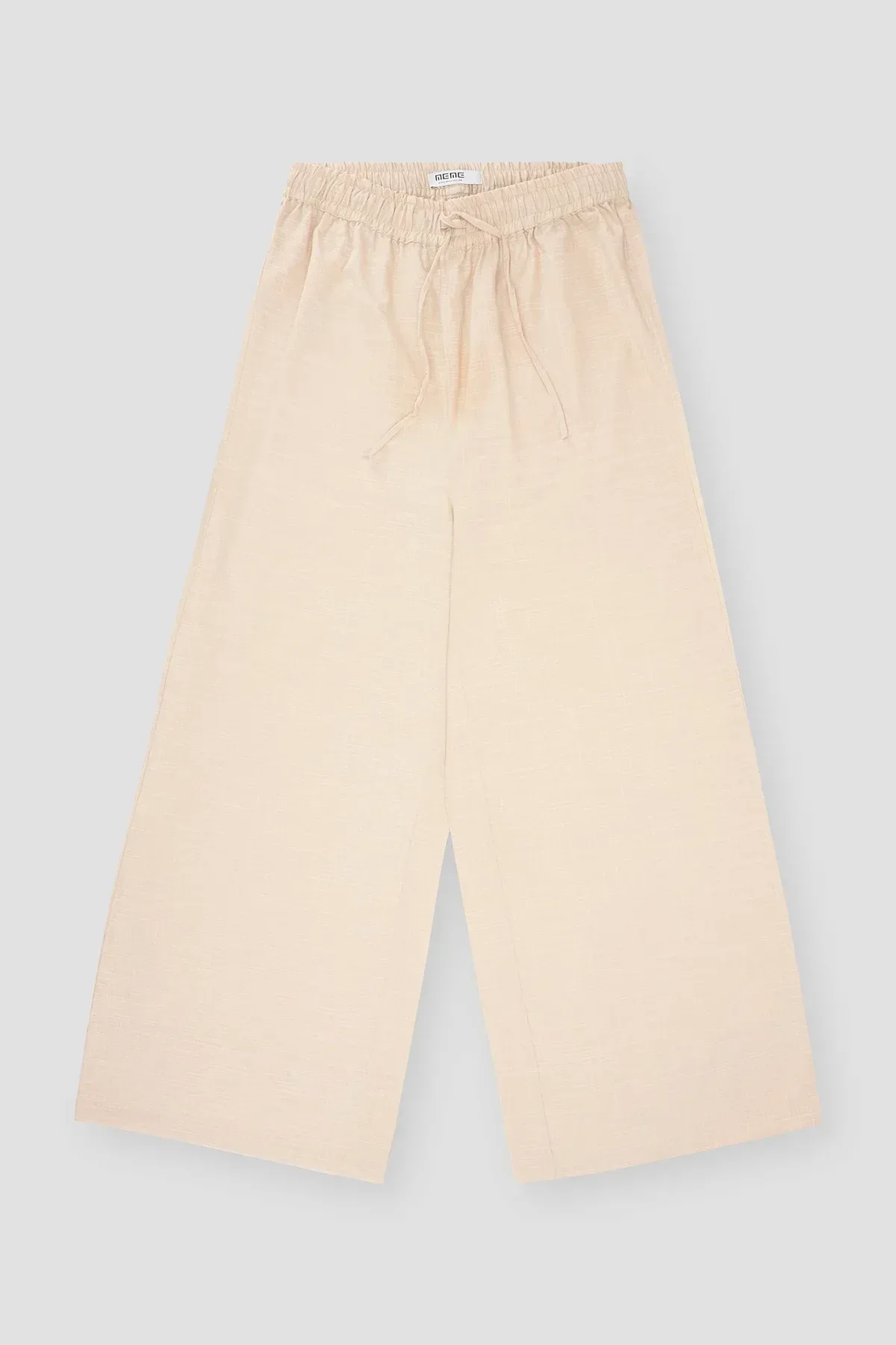 WIDE LEG TROUSER FOR WOMEN - LIGHT BEIGE