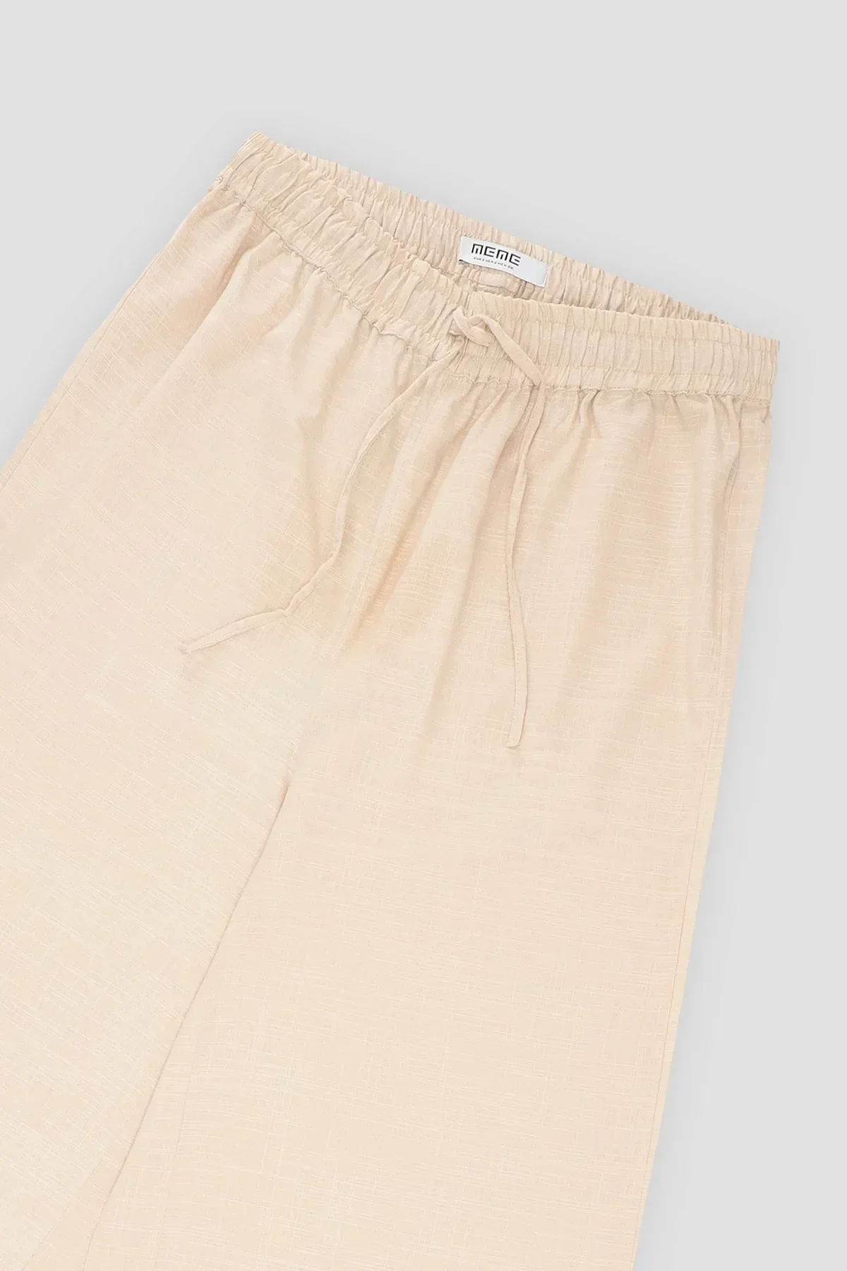 WIDE LEG TROUSER FOR WOMEN - LIGHT BEIGE - Image 2