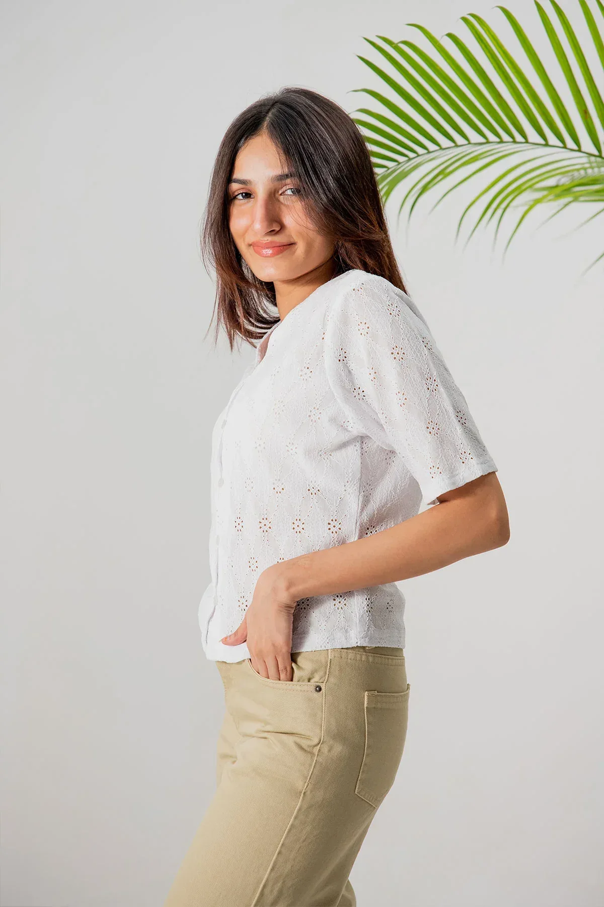 CROPPED BLOUSE FOR WOMEN - Image 2