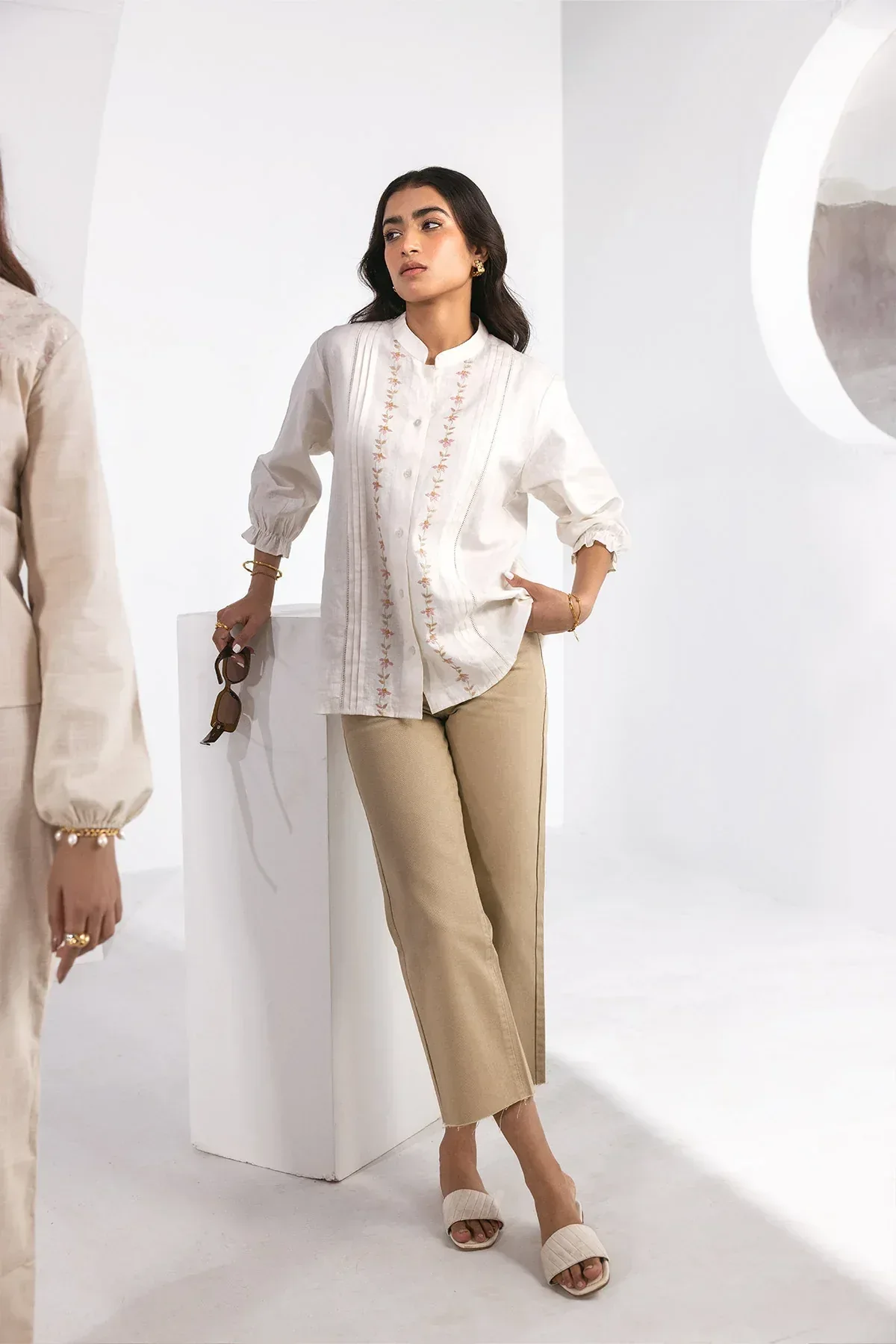 SOLID REGULAR TROUSER FOR WOMEN