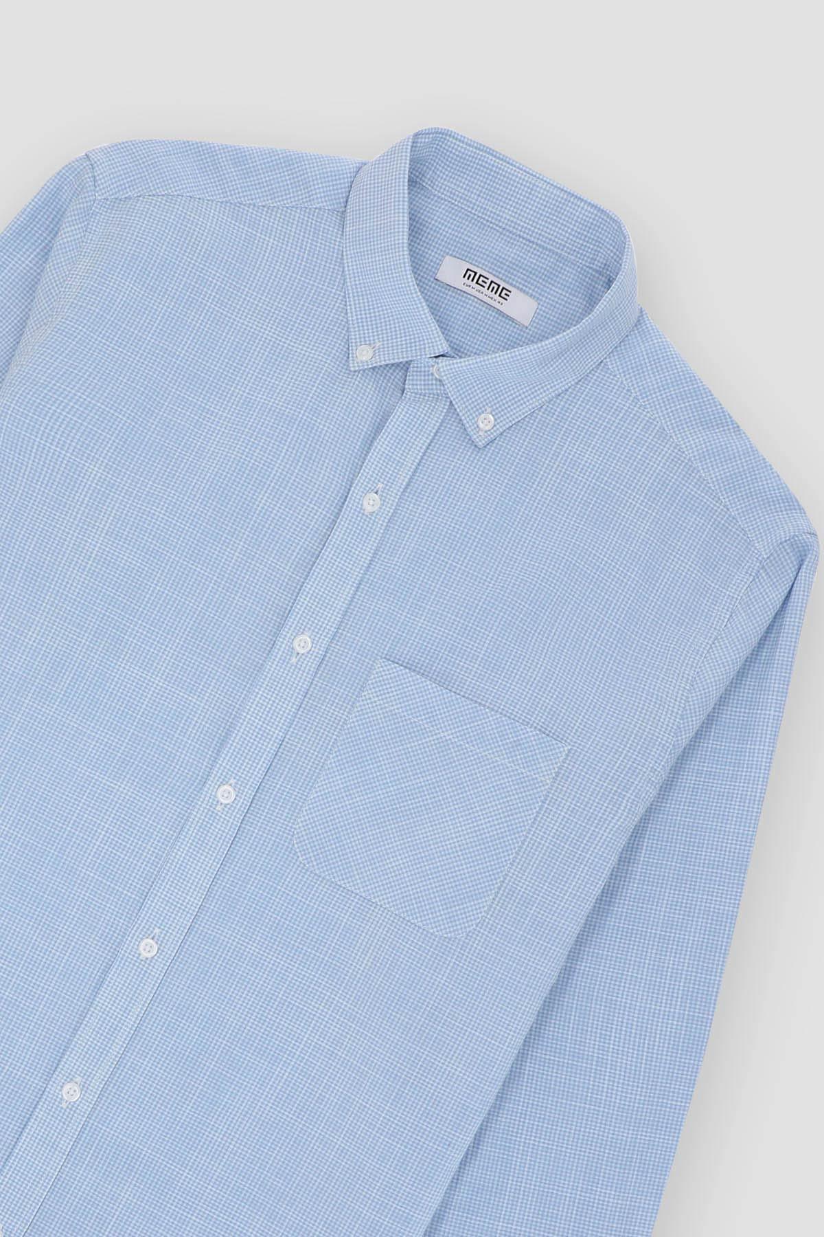 CHECK BUTTON DOWN SHIRT FOR MEN - Image 4
