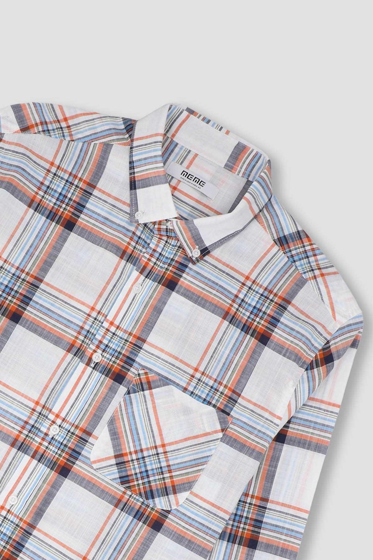 CHECK BUTTON DOWN SHIRT FOR MEN - Image 4